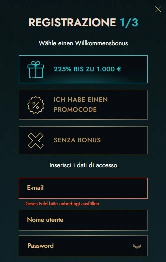 dolly casino registrazione